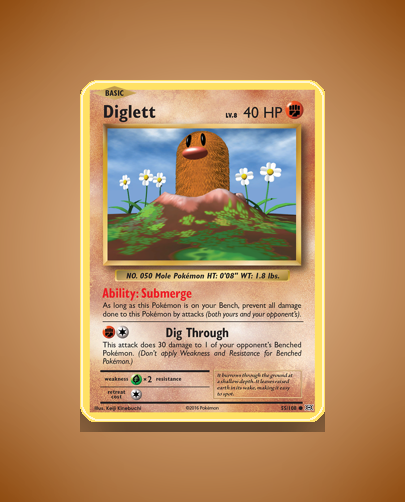 Collector’s Guide: Diglett (Evolutions #55)