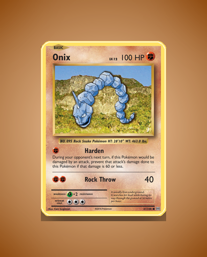 Collector’s Guide: Onix (Evolutions #61)