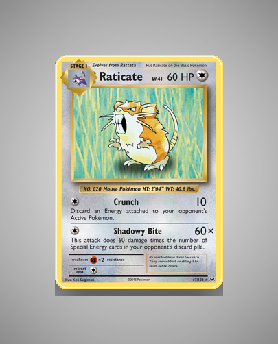 Collector’s Guide: Raticate (Evolutions #67)