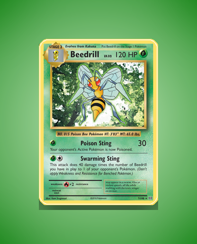 Collector’s Guide: Beedrill (Evolutions #7)