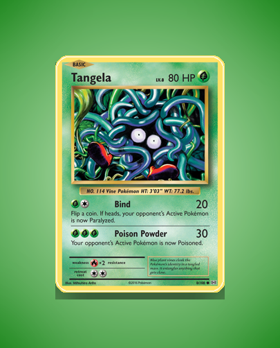 Collector’s Guide: Tangela (Evolutions #8)