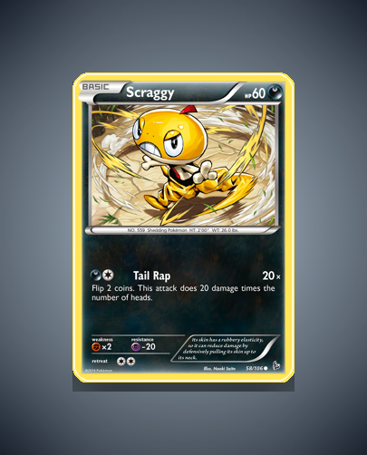 Collector’s Guide: Scraggy (Flashfire #58)