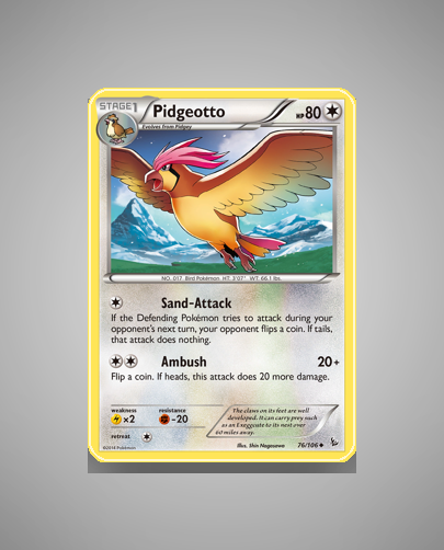 Collector’s Guide: Pidgeotto (Flashfire #76)