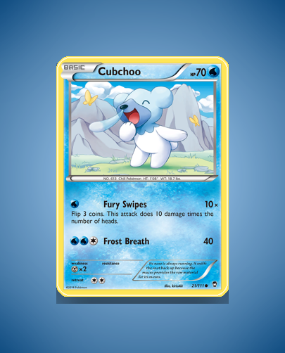 Collector’s Guide: Cubchoo (Furious Fists #21)