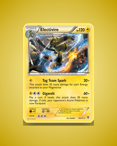 Collector’s Guide: Electivire (Furious Fists #30)