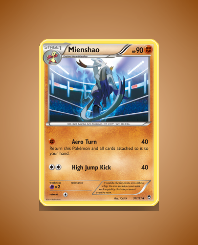 Collector’s Guide: Mienshao (Furious Fists #57)
