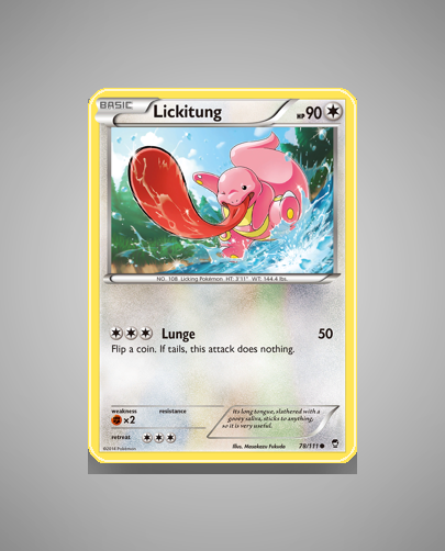 Collector’s Guide: Lickitung (Furious Fists #78)