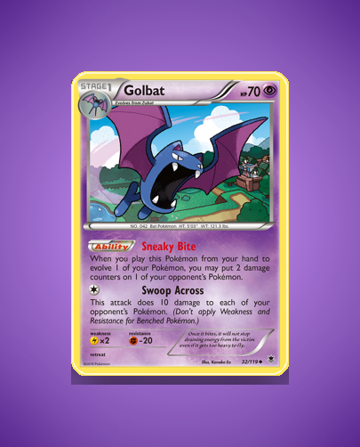 Collector’s Guide: Golbat (Phantom Forces #32)
