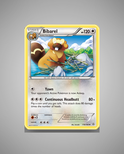 Collector’s Guide: Bibarel (Primal Clash #118)