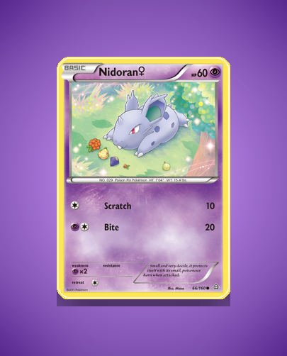 Collector’s Guide: Nidoran ♀ (Primal Clash #66)