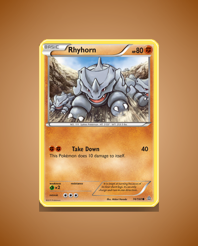 Collector’s Guide: Rhyhorn (Primal Clash #74)