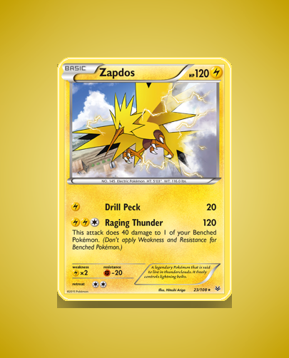 Collector’s Guide: Zapdos (Roaring Skies #23)
