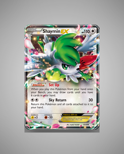 Collector’s Guide: Shaymin-EX (Roaring Skies #77)