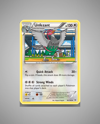 Collector’s Guide: Unfezant (Roaring Skies #80)