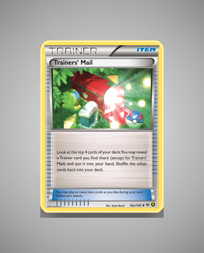 Collector’s Guide: Trainers’ Mail (Roaring Skies #92a)