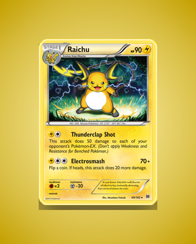 Collector’s Guide: Raichu (BREAKthrough #49)